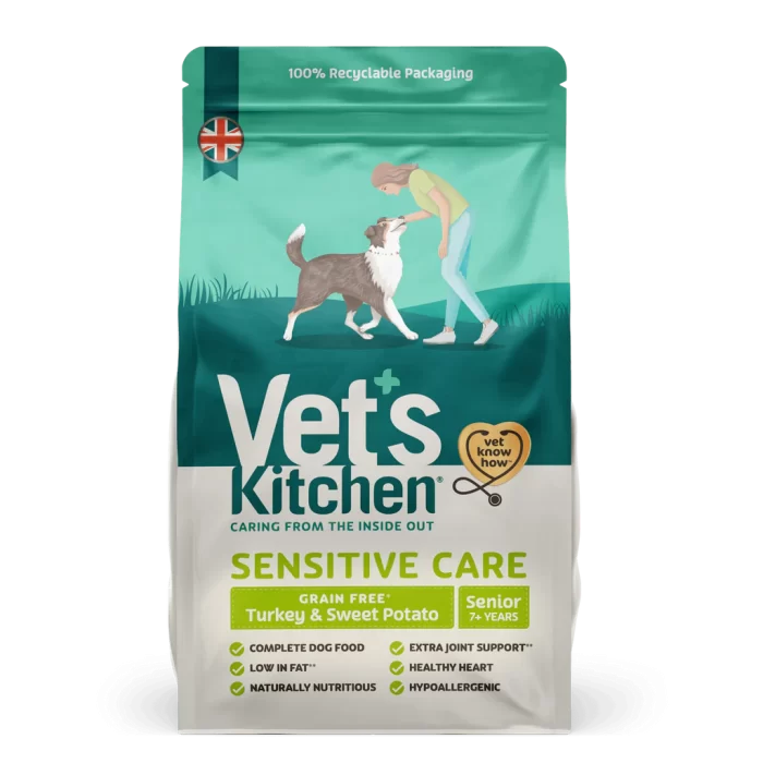 Sensitive Care Grain Free Senior Dry Dog Food - Turkey & Sweet Potato